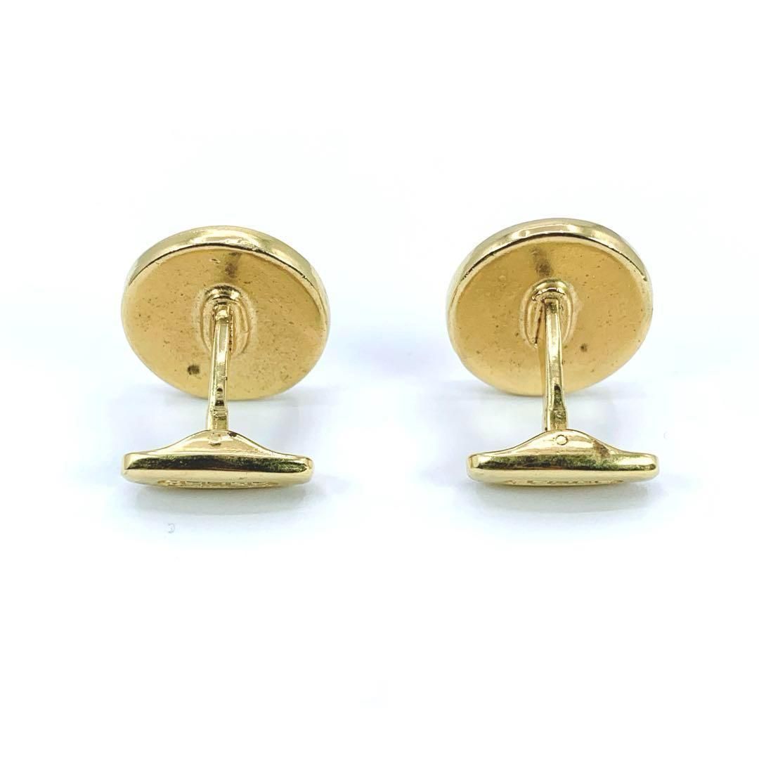 CELINE セリーヌ カフリンクス カフス ゴールド カラー ロゴ メンズ