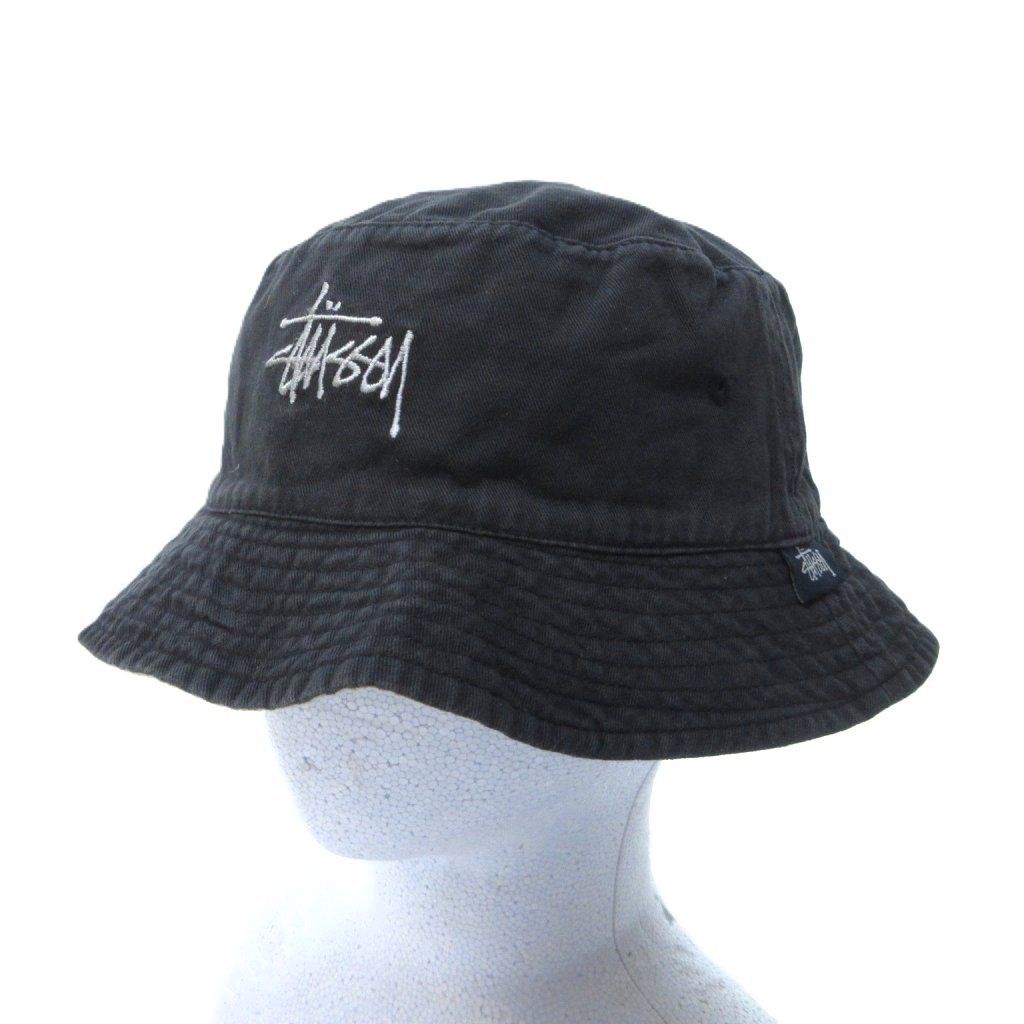 90s old stussy ハット フェードブラック stussy バケハ 90s 90s