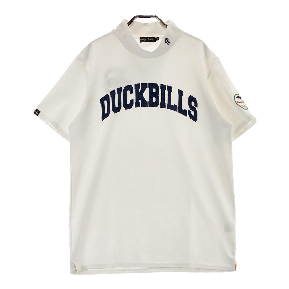 サイズ：L ROUGHu0026SWELL ラフアンドスウェル RSM-23030 2023年モデル ハイネック 半袖Tシャツ  ホワイト系 [240101385512]# ゴルフウェア メンズ ストスト