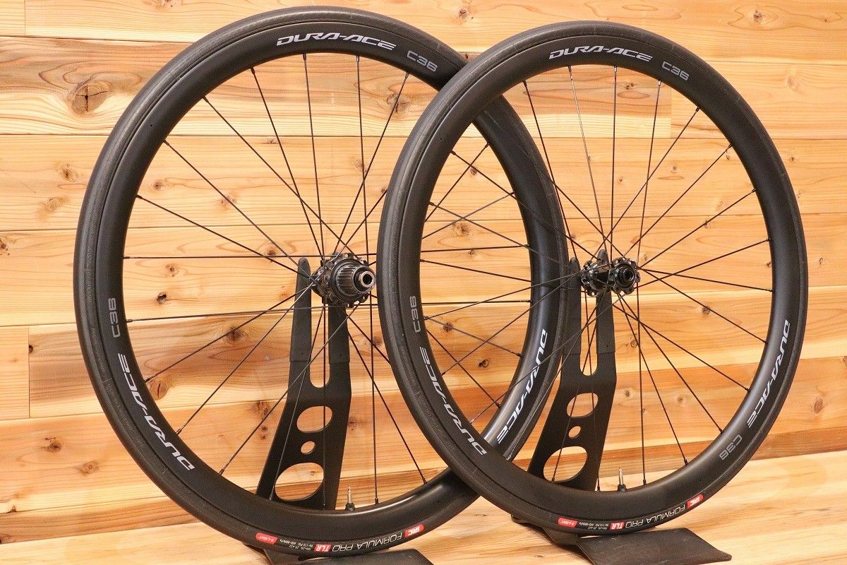 dura-ace c36 wh-r9270-c36-tl 低走行　タイヤ付※専用 Shimano WH-R9270 C36-TL Dura-Ace Carbon Disc Wheelset