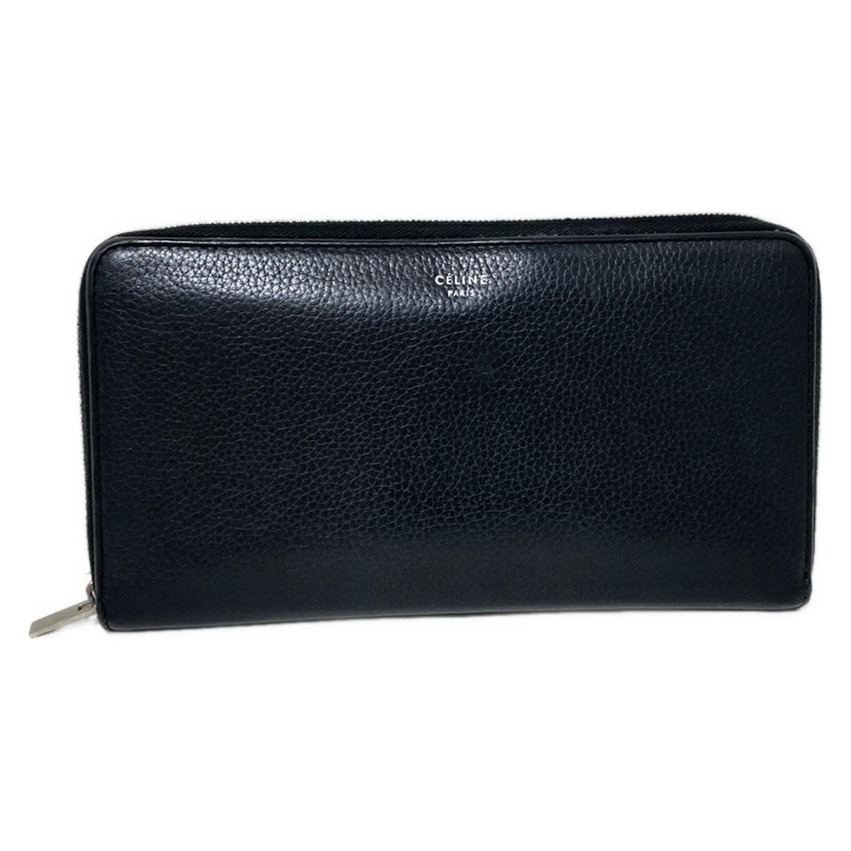 CELINE ブラック レザー 長財布 保存袋付き CÉLINE ブラックレザー 長財布 保存袋付き CELINE - CELINE セリーヌ