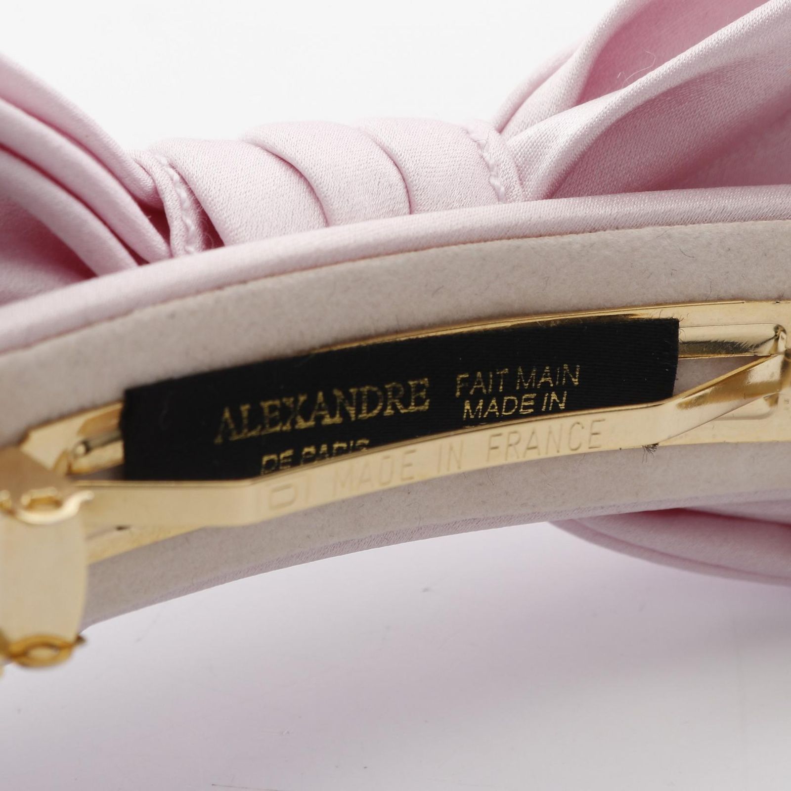 アレクサンドルドゥパリ ALEXANDRE DE PARIS バレッタ ピンク