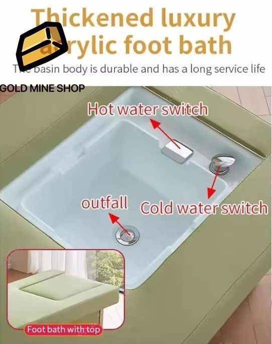 プロのシャンプーベッドは 水循環 薬煙 美容院 頭皮トリートメントセンター 美容院 温水循環ベッドを備えています MARWIL-DEMENAGEMENTS_CH