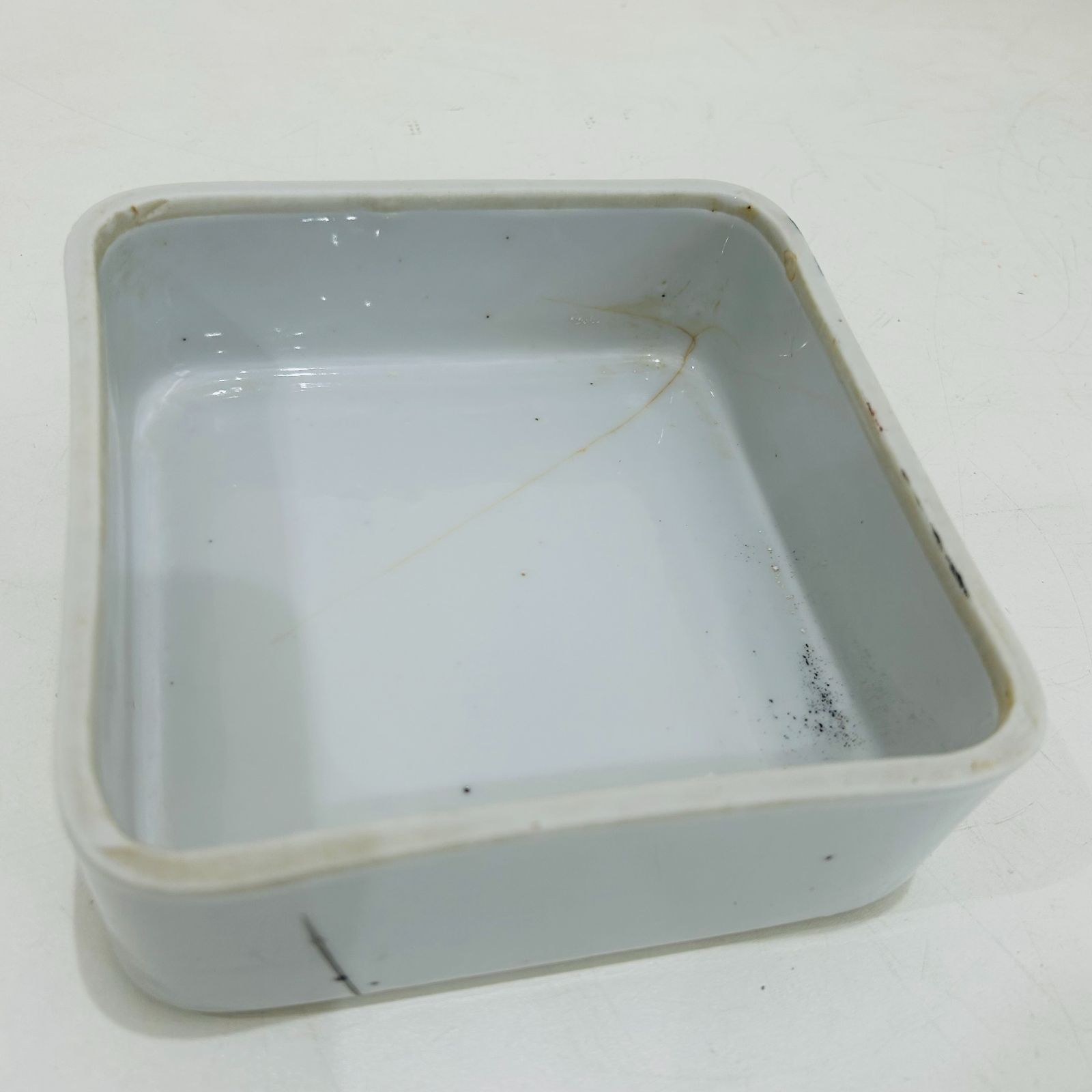 NC1806 昭和レトロ 四段陶器重箱 陶器製 重箱 4段 松竹梅 竹山作