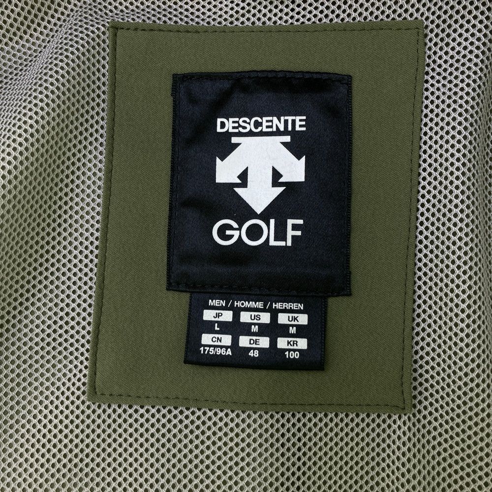 美品　デサントゴルフ　ベージュジャケット　サイズ:メンズL DESCENTE GOLF（デサントゴルフ）の「【ACTIVE