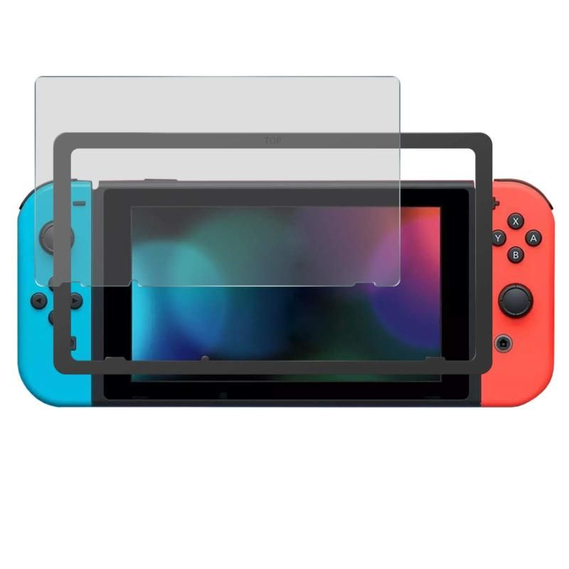 ガイド枠付 switch ガラスフィルム アンチグレア 非光沢 全面