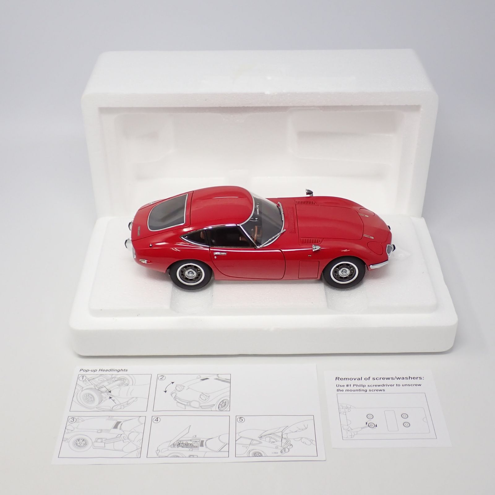未開封 1/18 トヨタ 2000GT レッド 78751 オートアート AutoArt - メルカリ
