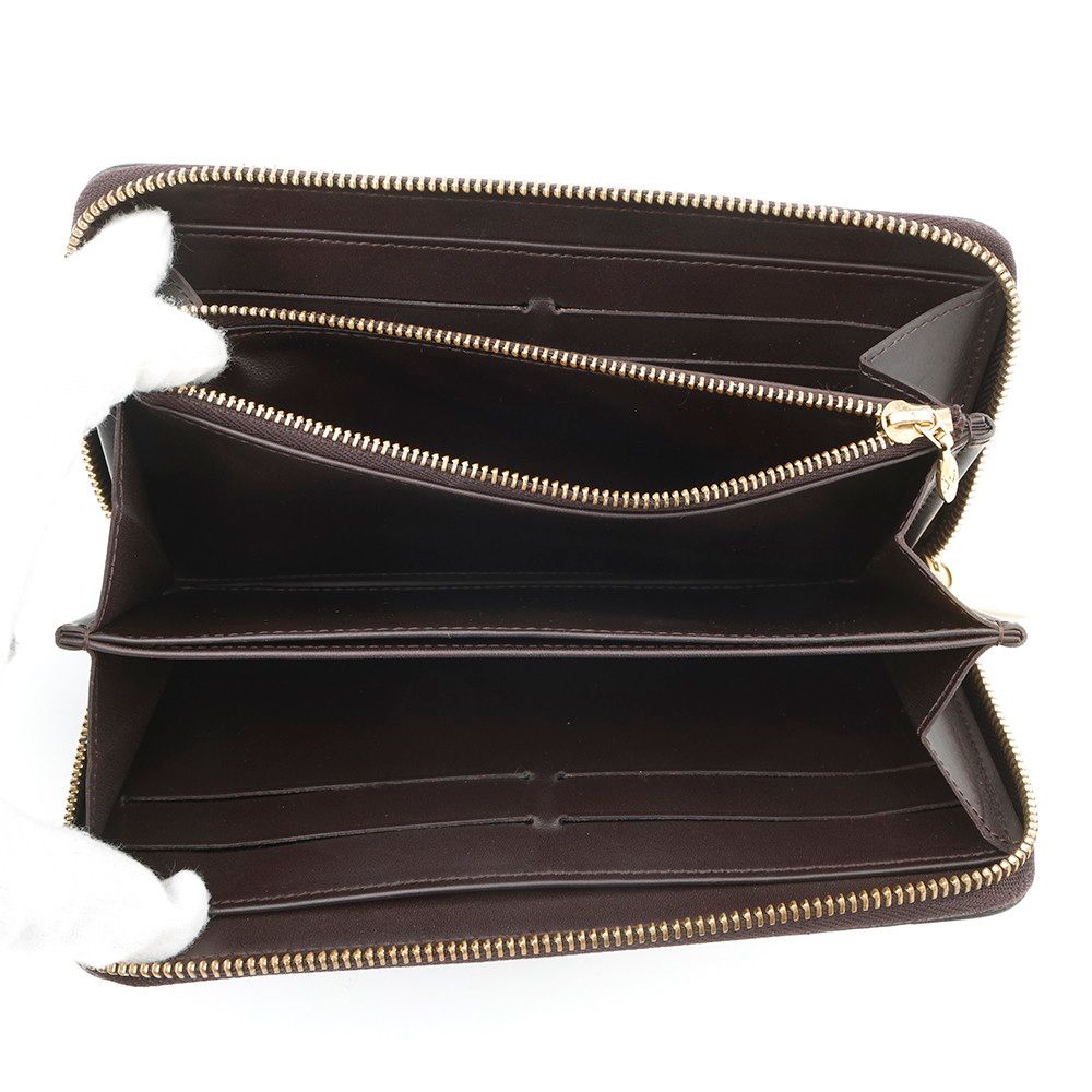 ルイヴィトン 長財布 モノグラム ヴェルニ ジッピー・ウォレット