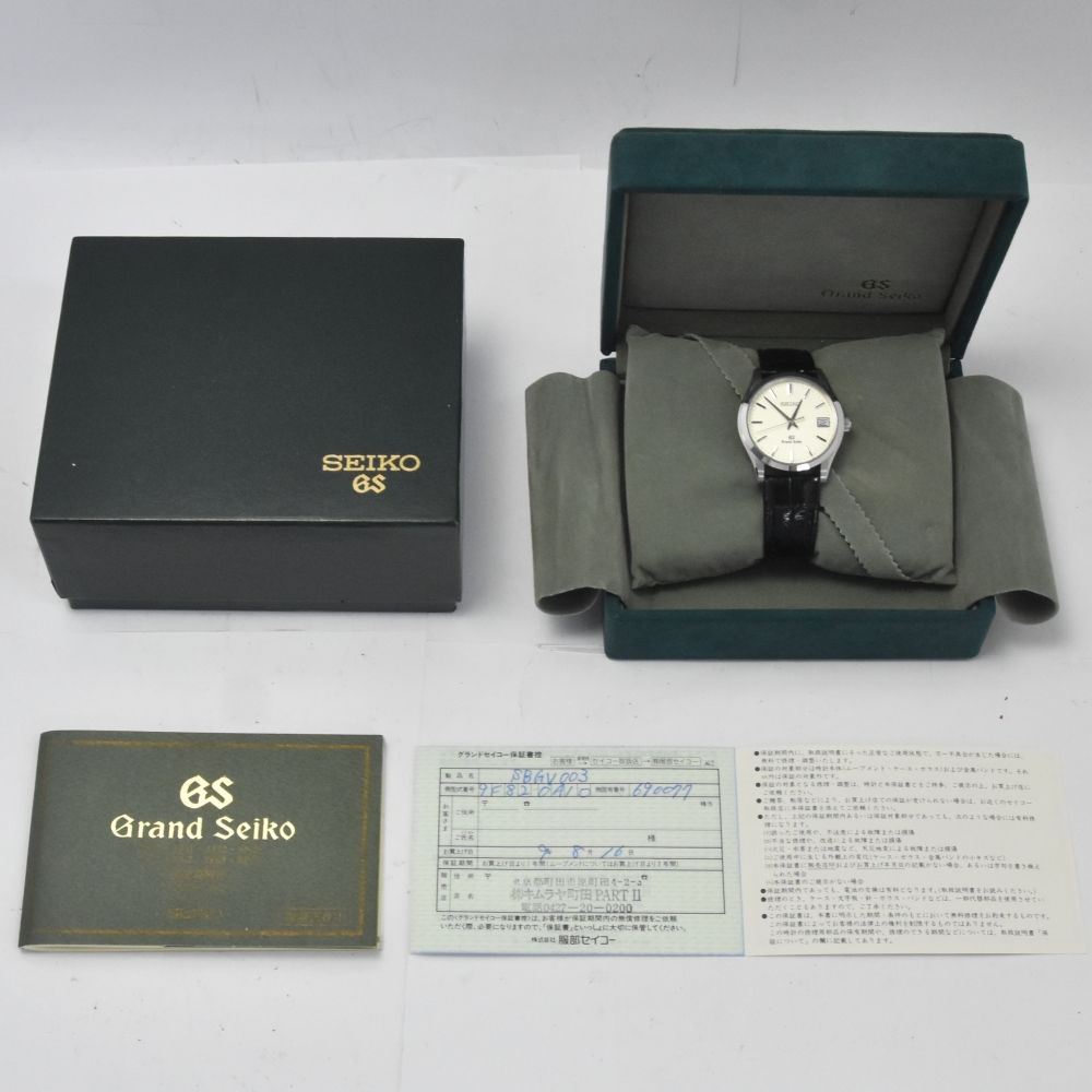 グランドセイコー SBGV003 9F82-0A10 クオーツ SEIKO セイコー SBGV003/9F82-0A10 グランドセイコー デイト