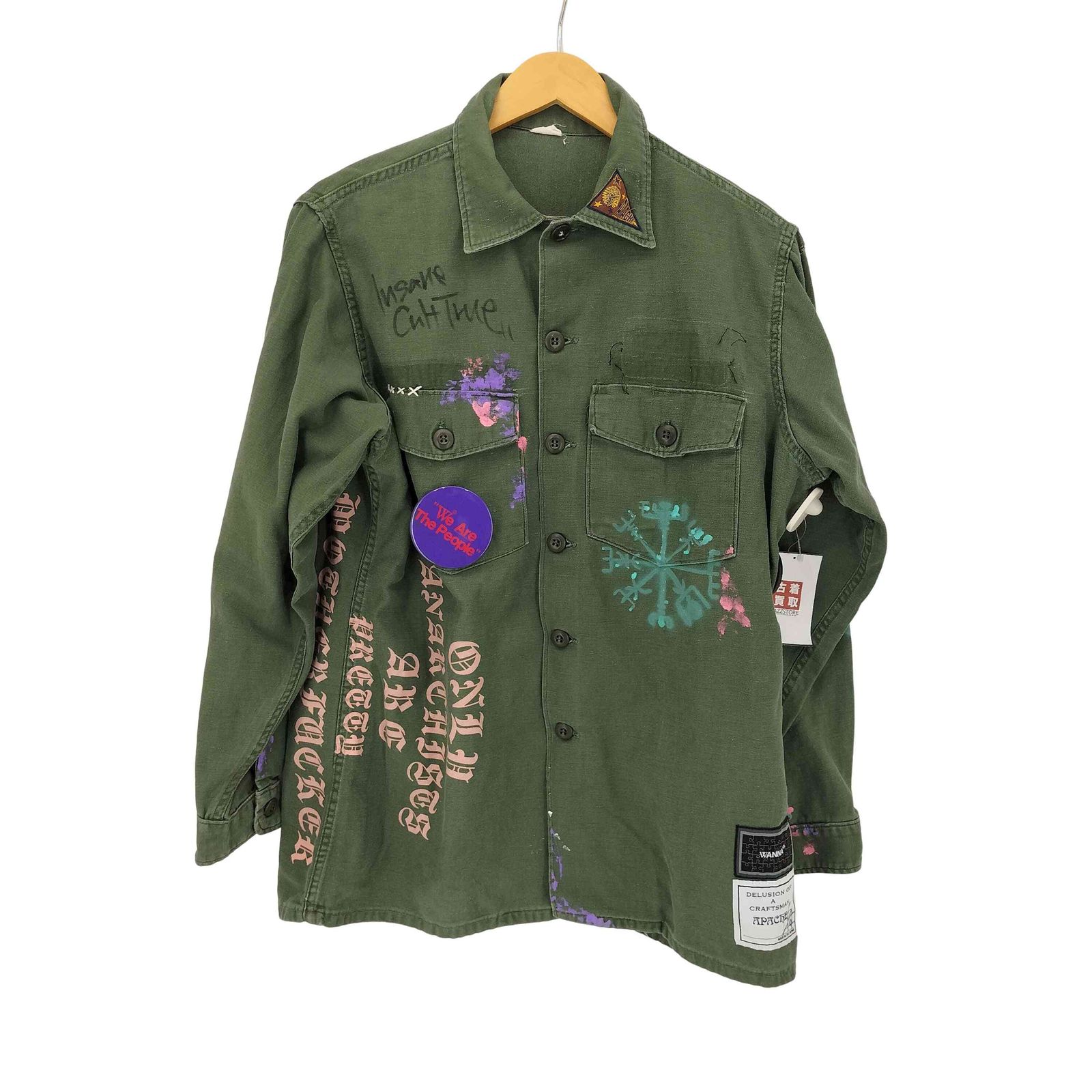 ワナ WANNA DELUSION OF A CRAFTMAN APACHE カスタム ユーティリティシャツ メンズ import：L 