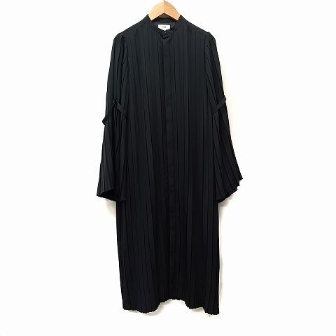 HYKE ワンピース プリーツ 1 ブラック HYKE(ハイク) RANDOM PLEATED