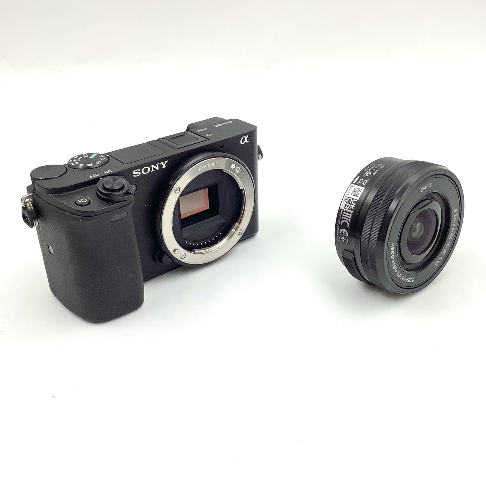 Sony α6400 ILCE 6400 L パワーズームレンズキット ブラック 超 シャッター619回
