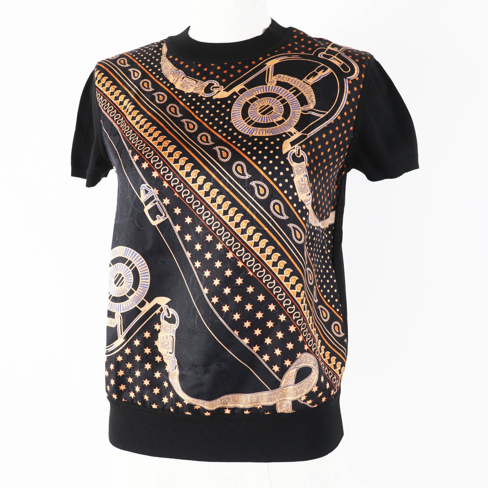 エルメス ツイルレーヌ 半袖ニット 34