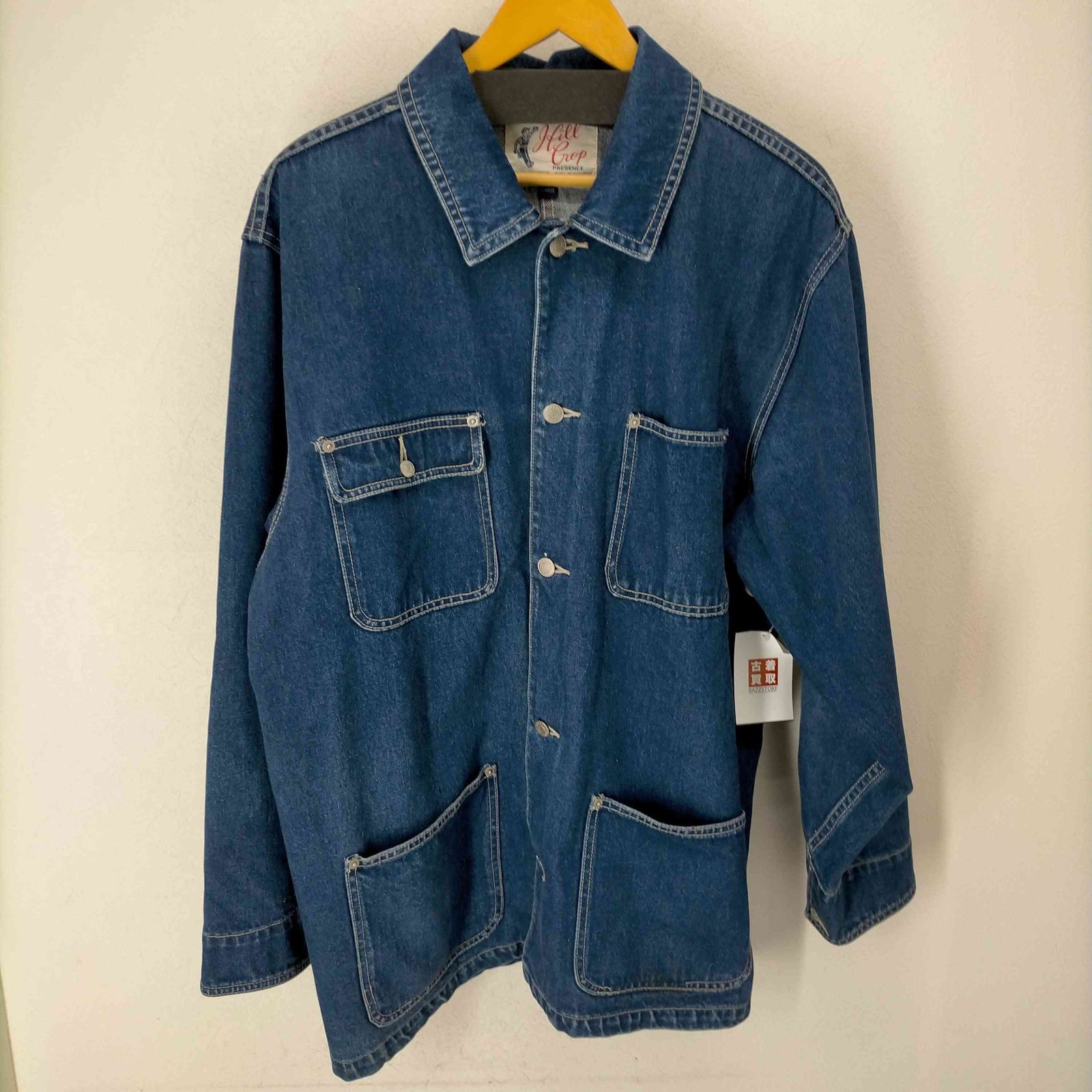 ヒルクロップ HILL CROP デニムカバーオール メンズ L - メルカリ