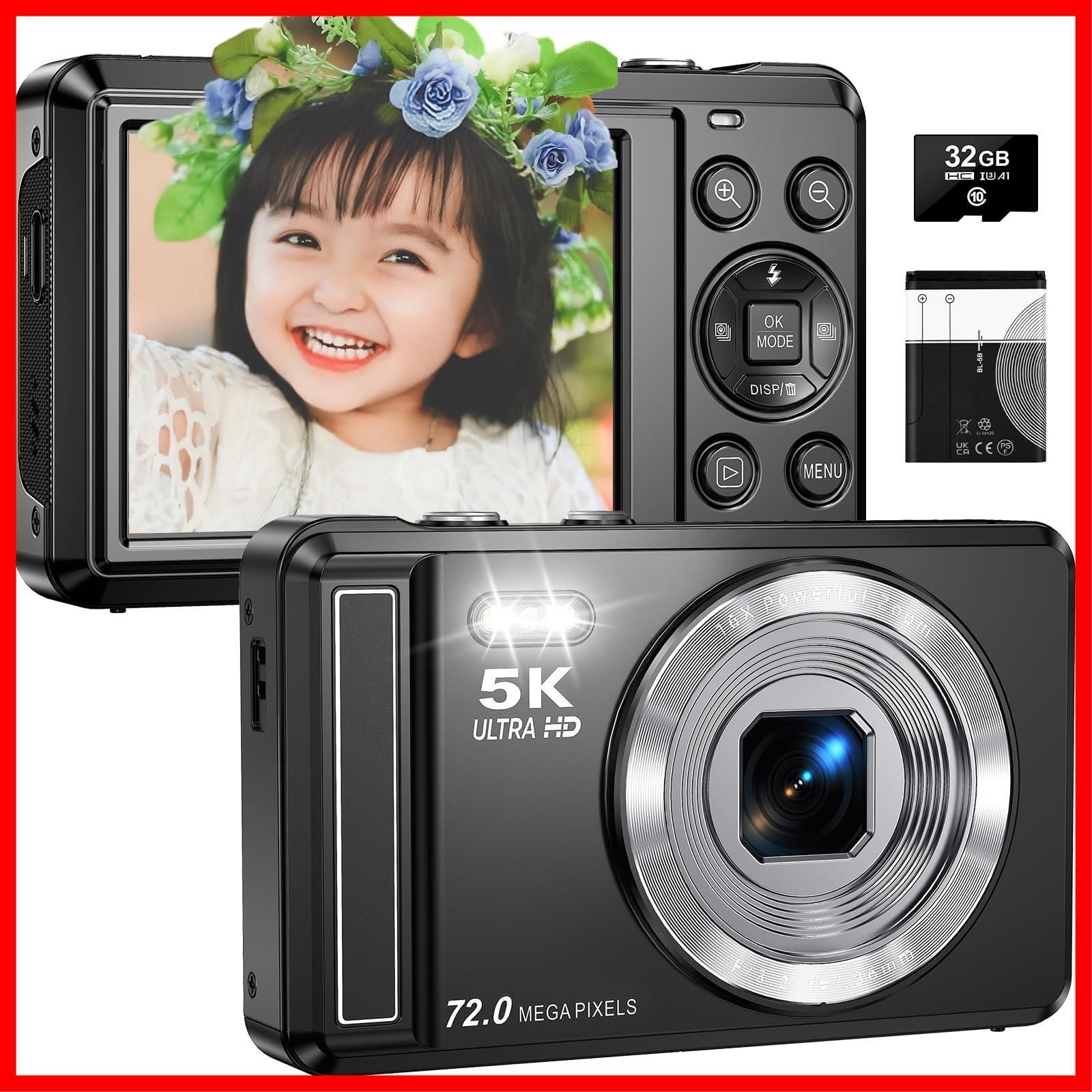 デジタルカメラ 4K デジカメ 4800万画素 6400万画素 | AFオート 