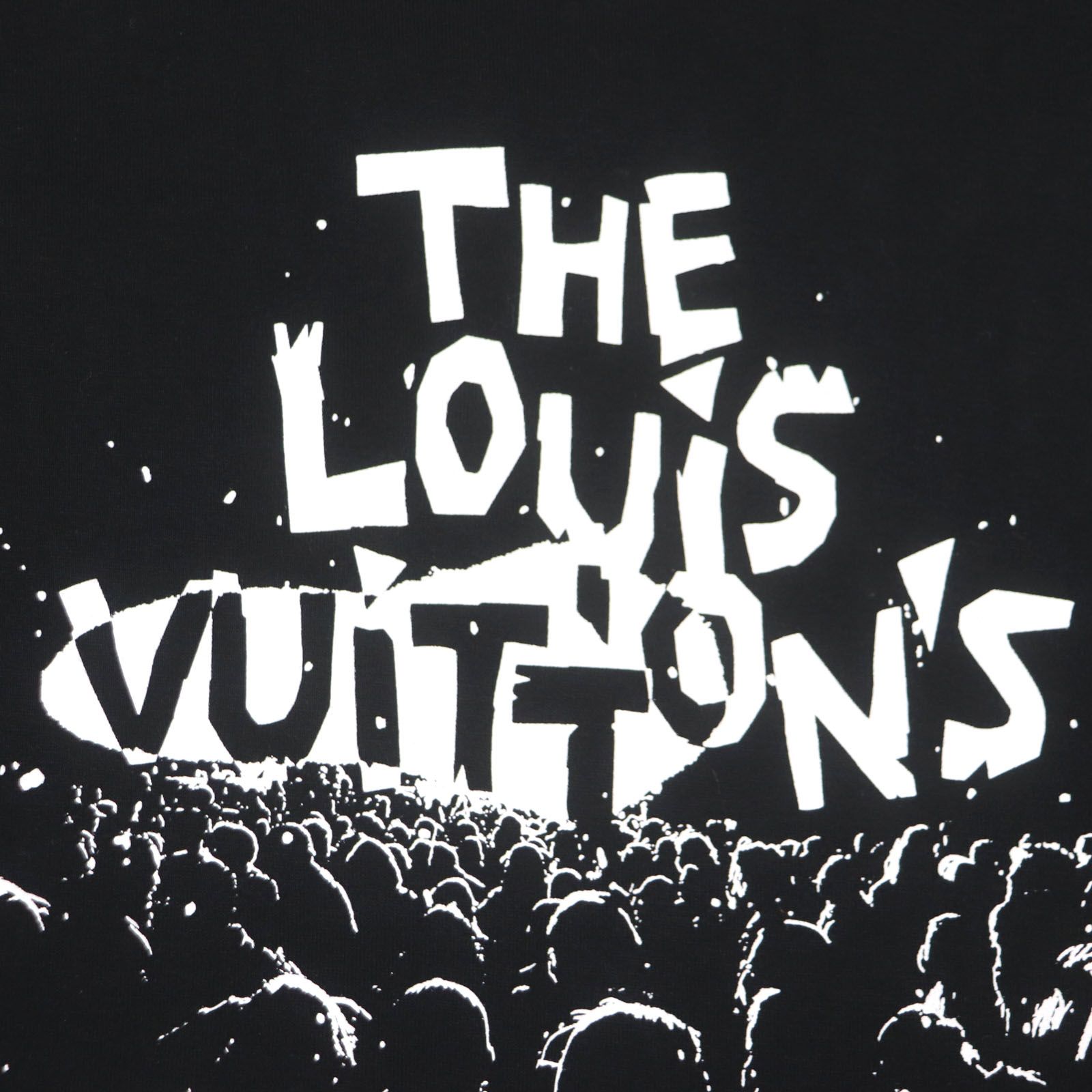 鑑定済 極美品 ルイヴィトン コンサート Tシャツ メンズ 黒 Sサイズ 極美品 鑑定済】 ルイヴィトン LVコンサート 黒 Tシャツ 半袖 S