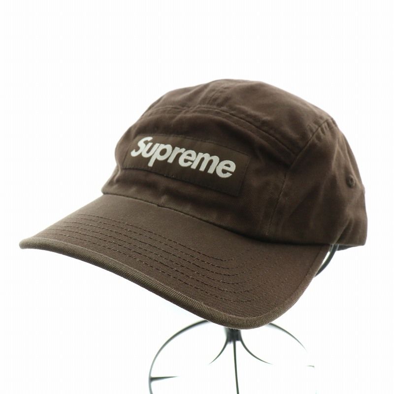 シュプリーム SUPREME ジェットキャップ 帽子 ロゴ 茶 ブラウン /BB AD OF