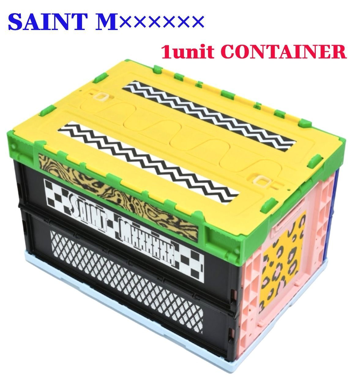 SAINT M×××××× セントマイケル 1unit コンテナBOX | MULTI-1 YELLOW