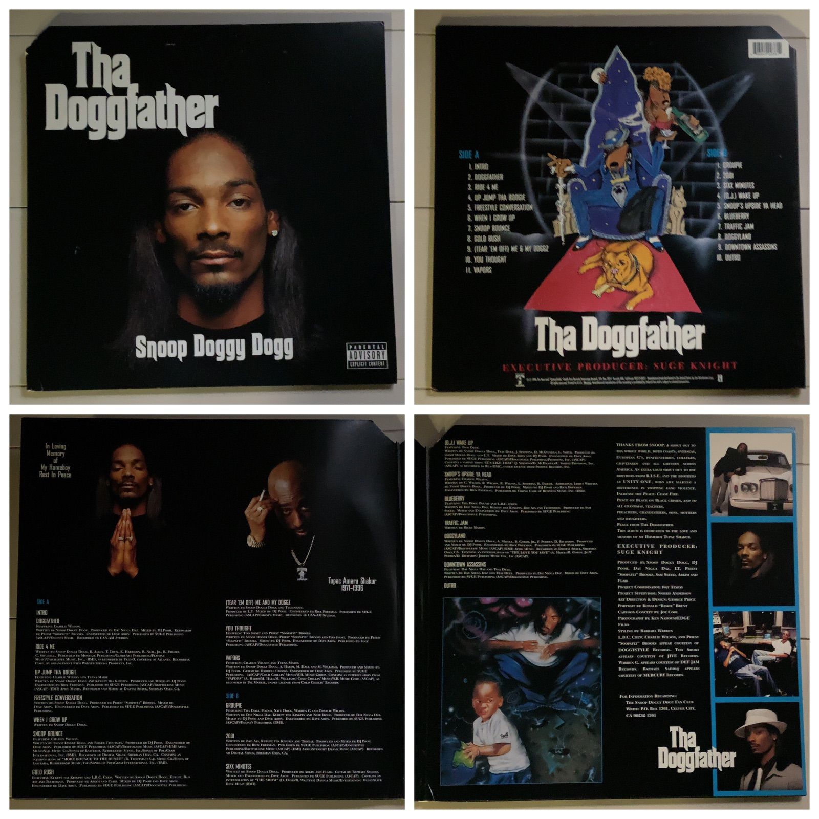 Snoop Doggy Dogg / Tha Doggfather 2枚組 LP