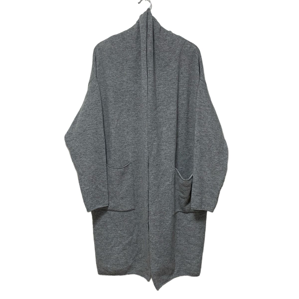 GALERIE VIE ギャルリーヴィー カーディガン サイズF レディース - グレー 長袖 ロング丈 ウール