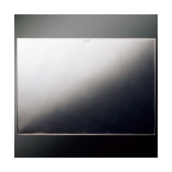 TANOSEE ソフトカードケース A4透明 再生オレフィン製 1セット 100枚