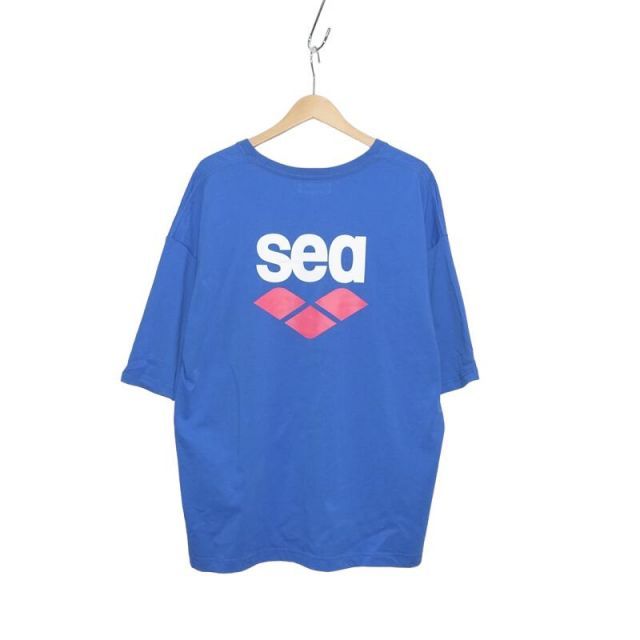 ARENA × WIND AND SEA Tシャツ WIND AND SEA × arena POCKET T-SHIRTS BLUE SIZE-XL ウィン