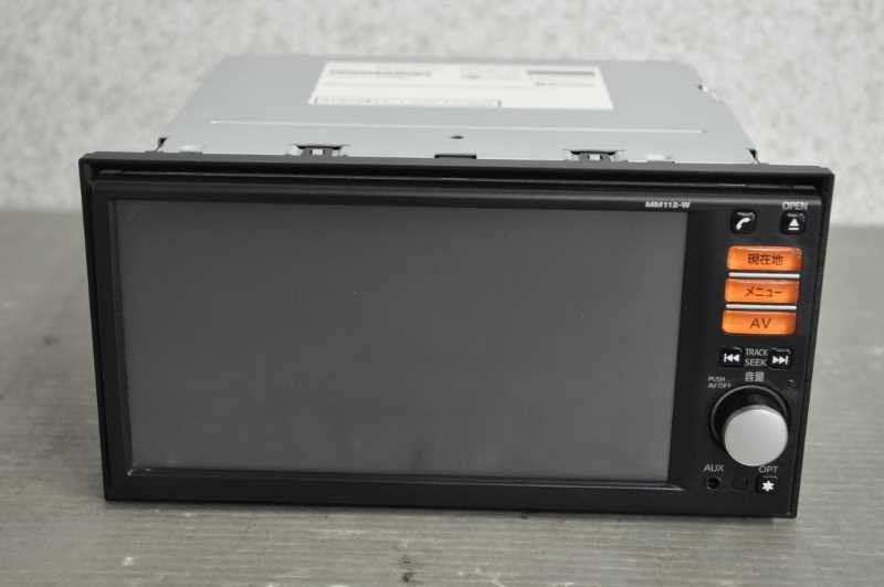 日産純正 メモリーナビ SDナビ ナビユニット カーナビ 2015年 CD ワンセグ 内蔵 (Z12) キューブ 15X NA 2WD CVT 後期 B8260-7999U CQ-XN02J3CJ MM122-W s009980