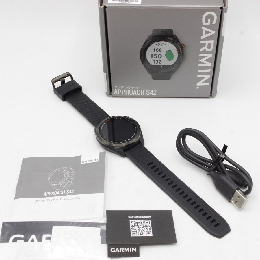 GARMIN Approach S42 Black/Carbon Gray 010-02572-20 スマート