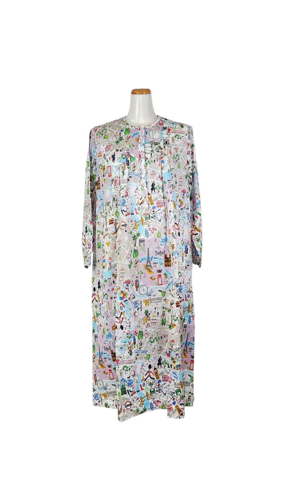 TUNIC YOKO KAMOI 鴨居羊子 セットアップ ワンピース マキシ花柄 TUNIC YOKO KAMOI 鴨居羊子 セットアップ ワンピース マキシ花柄 TUNIC