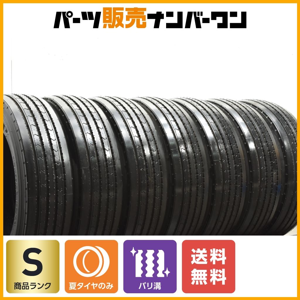 【2024年製 使用僅か】ダンロップ SP330K 215/70R17.5 123/121J 7本セット リブタイヤ チューブレスタイプ バリ溝 新車外し 送料無料