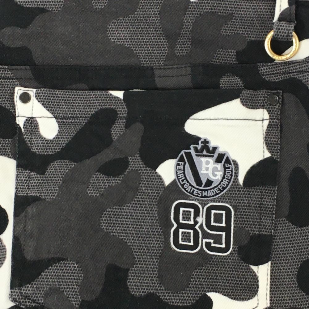 ☆値下げ☆【美品】パーリーゲイツ パンツ 黒×グレー カモフラ柄 迷彩