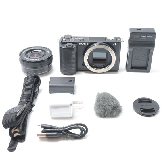 ソニー SONY VLOGCAM ZV-E10L-B パワーズームレンズキット ブラック