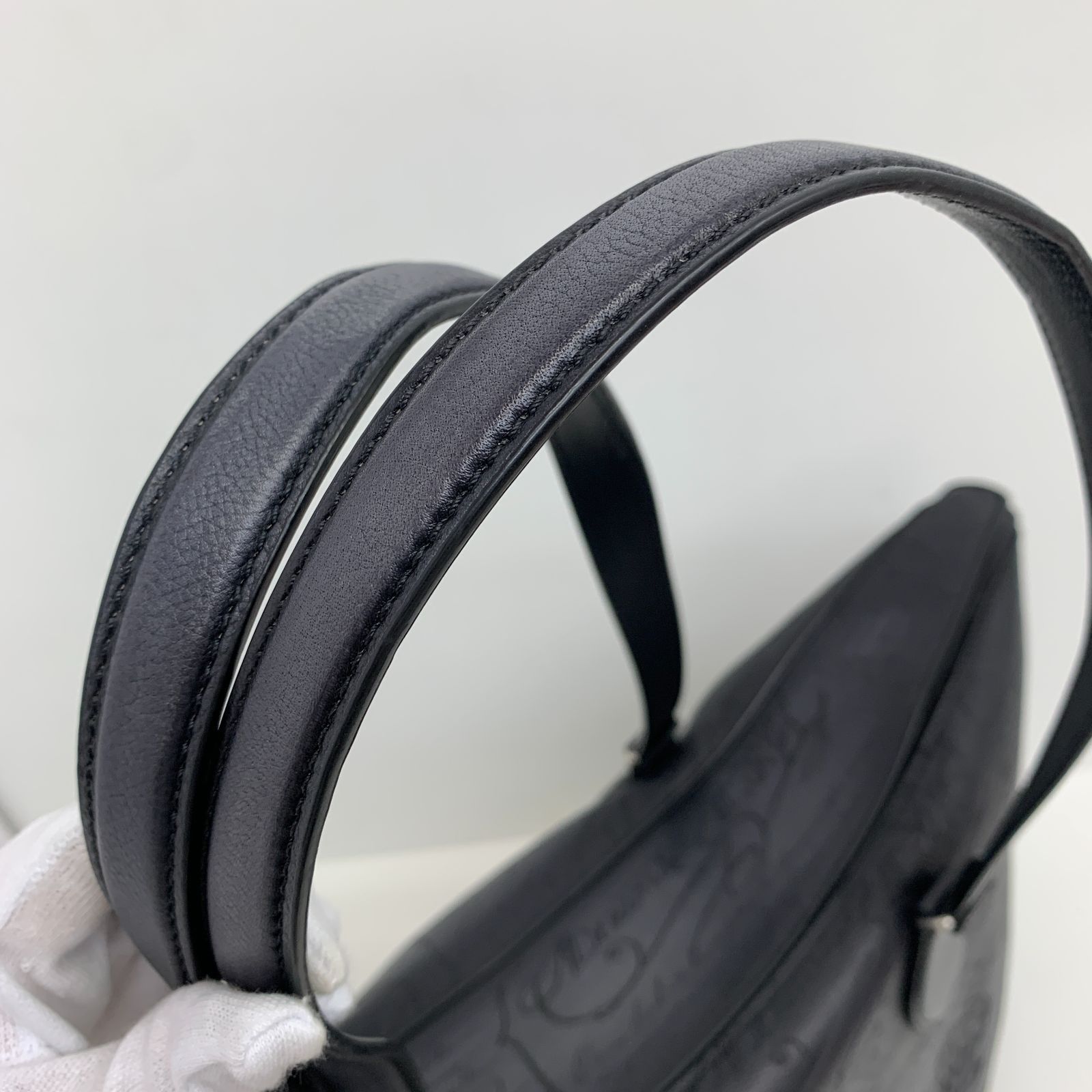 Berluti ベルルッティ レイトアワー スクリット レザー トートバッグ