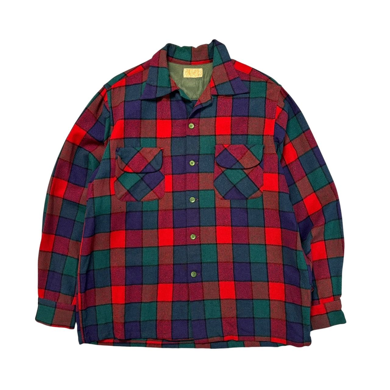 Lサイズ 50s ヴィンテージ 古着 PENDLETON ペンドルトン ボードシャツ 