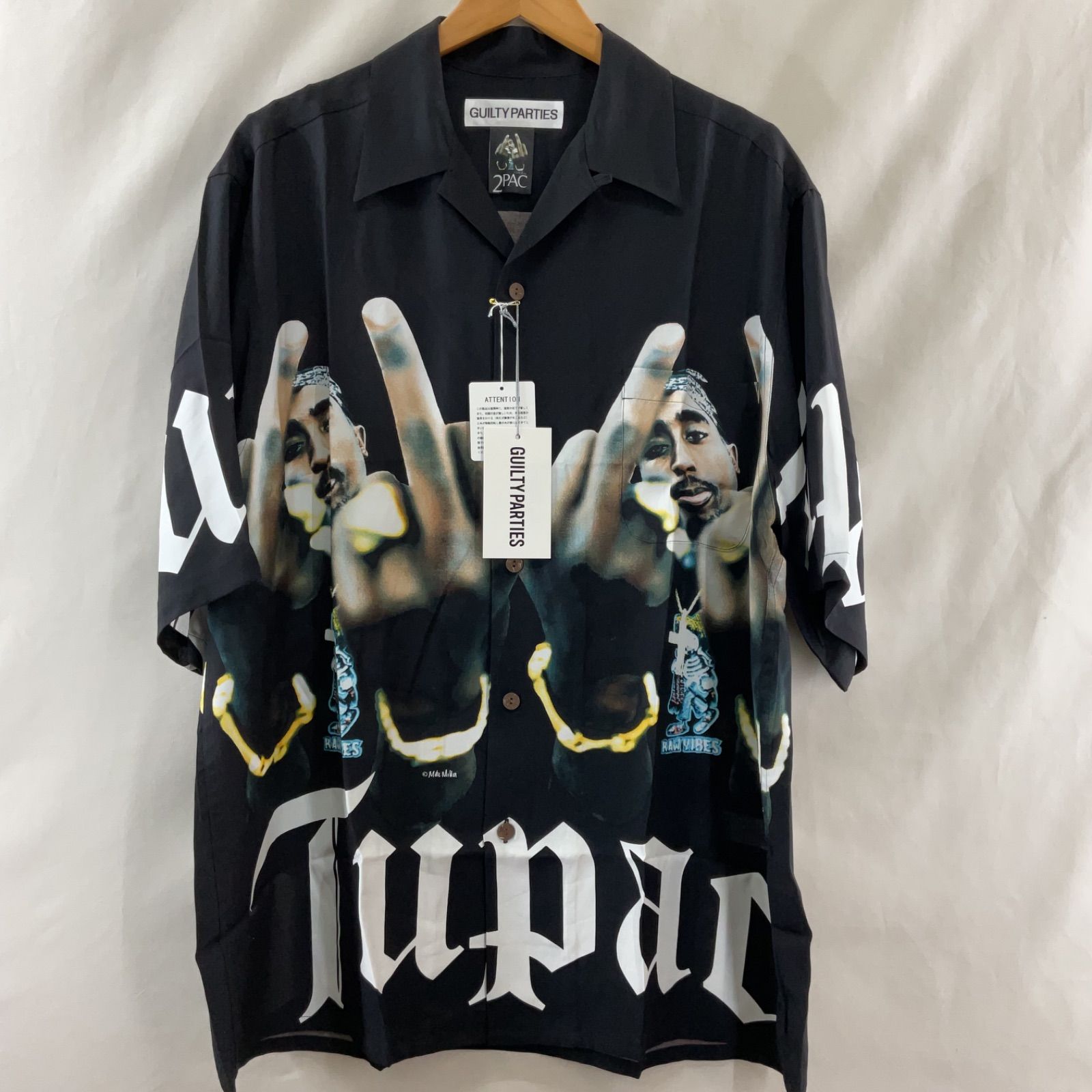 WACKO MARIA ワコマリア 2PAC | S|S HAWAIIAN SHIRT TYPE-1 ハワイアンシャツ M TUPAC-WM-HI01 K0110-005 214