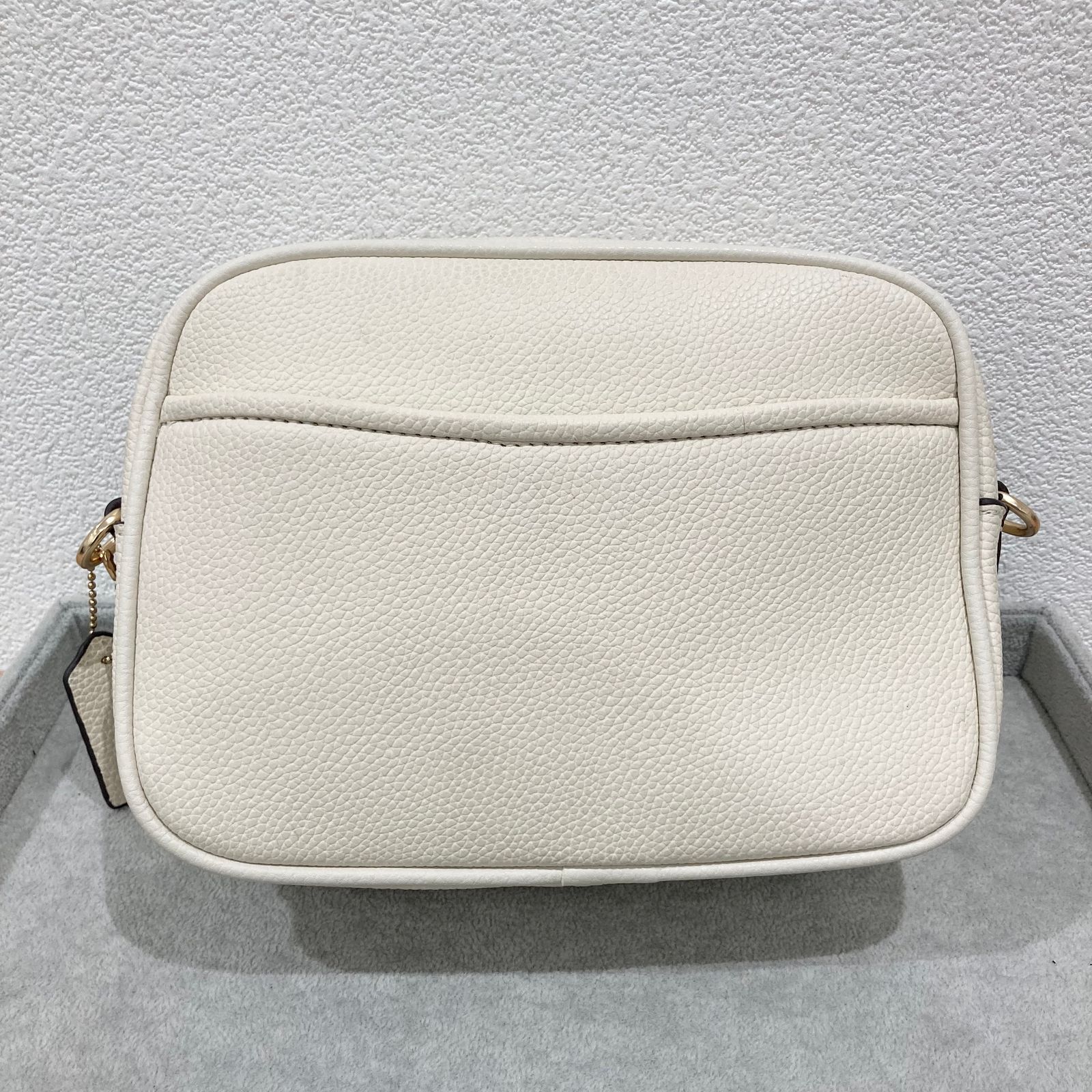 COACH コーチ ショルダー カメラバッグ C2828 アイボリー ストラップ付