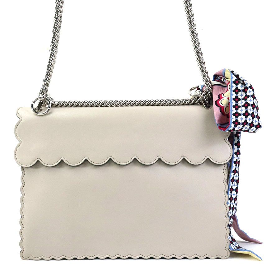 フェンディ FENDI ショルダーバッグ スカーフ ハンドバッグ キャナイ  