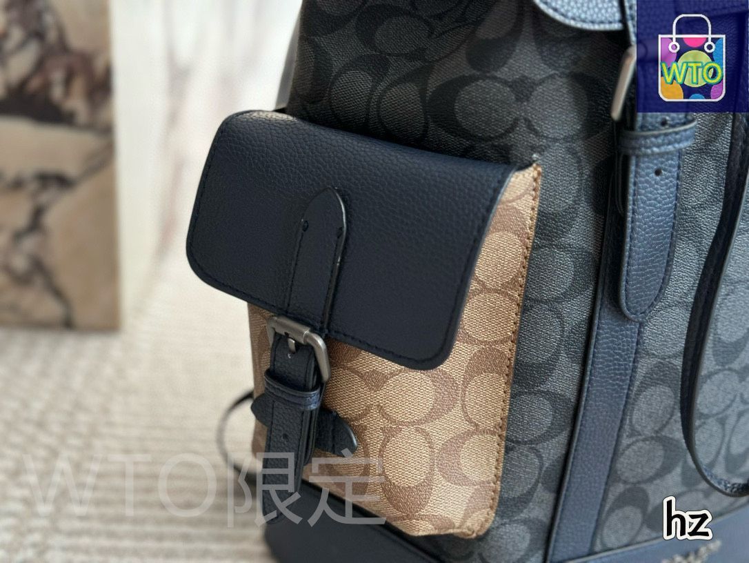 今日特価】Coach コーチ バックパック ダブルジッパーとダブル