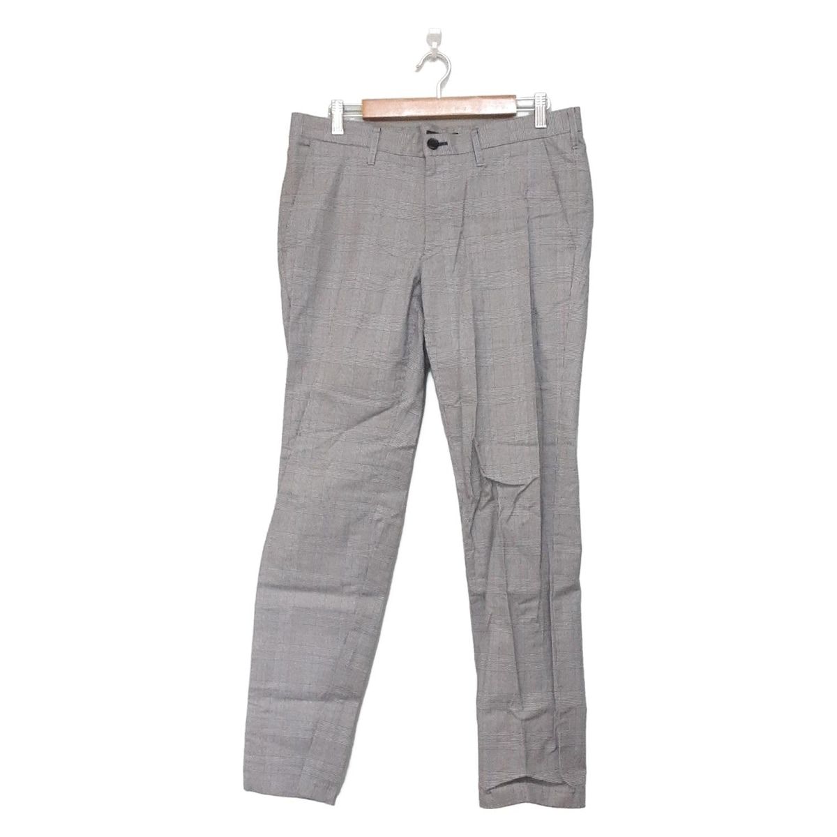 Burberry Black Label バーバリーブラックレーベル パンツ サイズ82 メンズ - グレー×黒 フルレングス|チェック柄