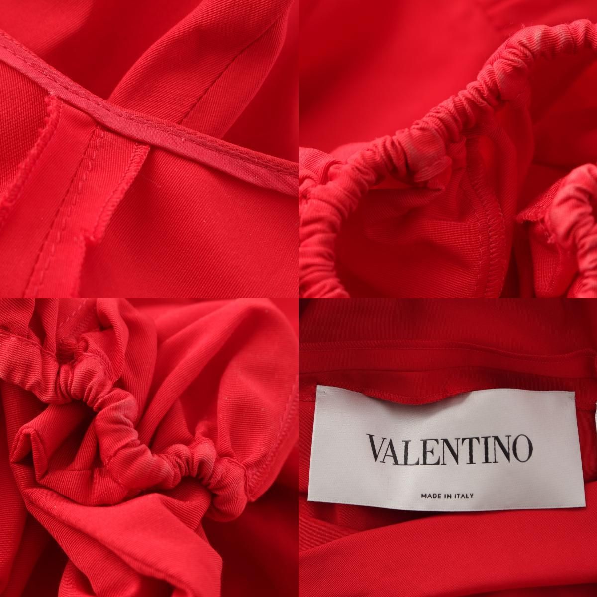 VALENTINO ワンピース P54102471 VALENTINO - ヴァレンティノ コットン シャツ ドレス バルーン