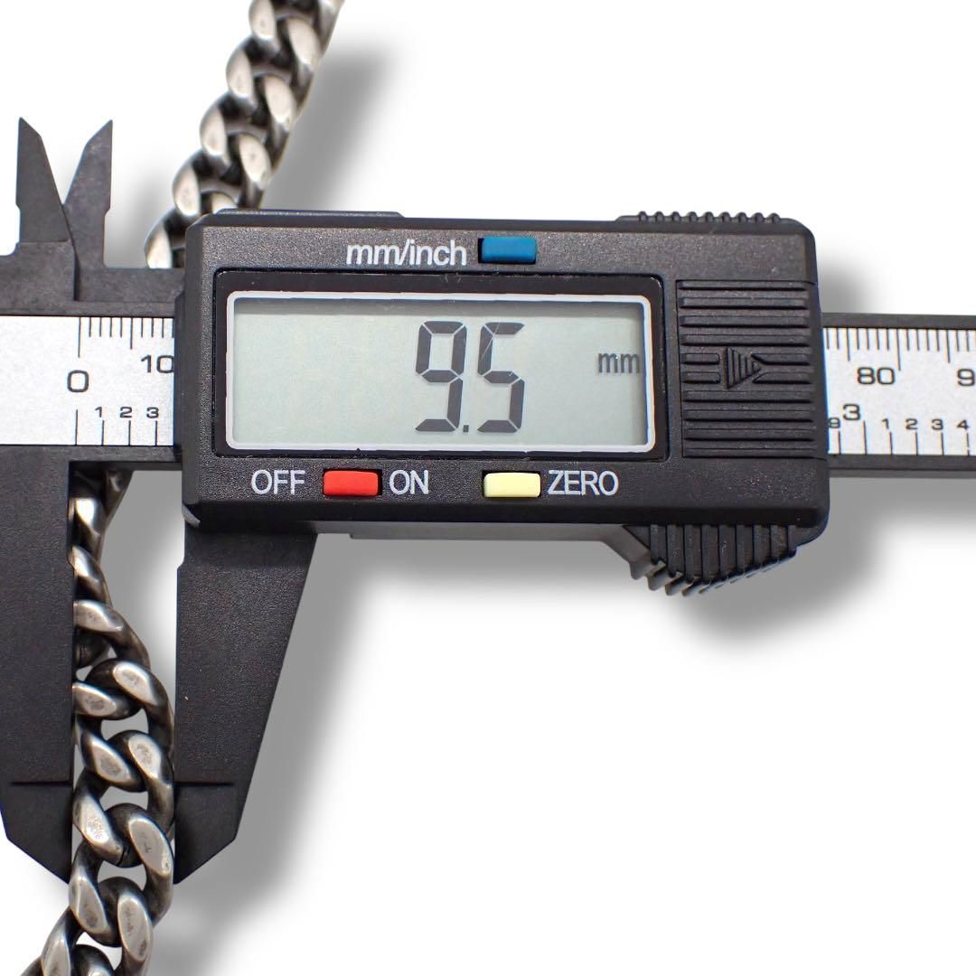  サンローラン 80 cm ロング ネックレス 喜平 チェーン シルバー 3957 ネックレス アクセサリー