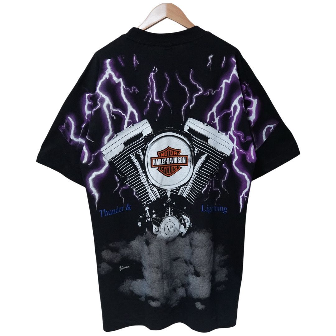 ハーレーダビッドソン Tシャツ XLサイズ ブラック USA製 90s