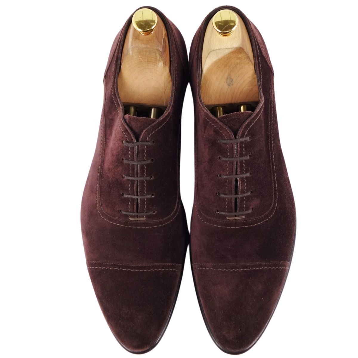 美品 DOLCE&GABBANA ドルチェ&ガッバーナ レザーシューズ 8 茶 極美品 ドルチェ&ガッバーナ DOLCE&GABBANA レザーシューズ オック