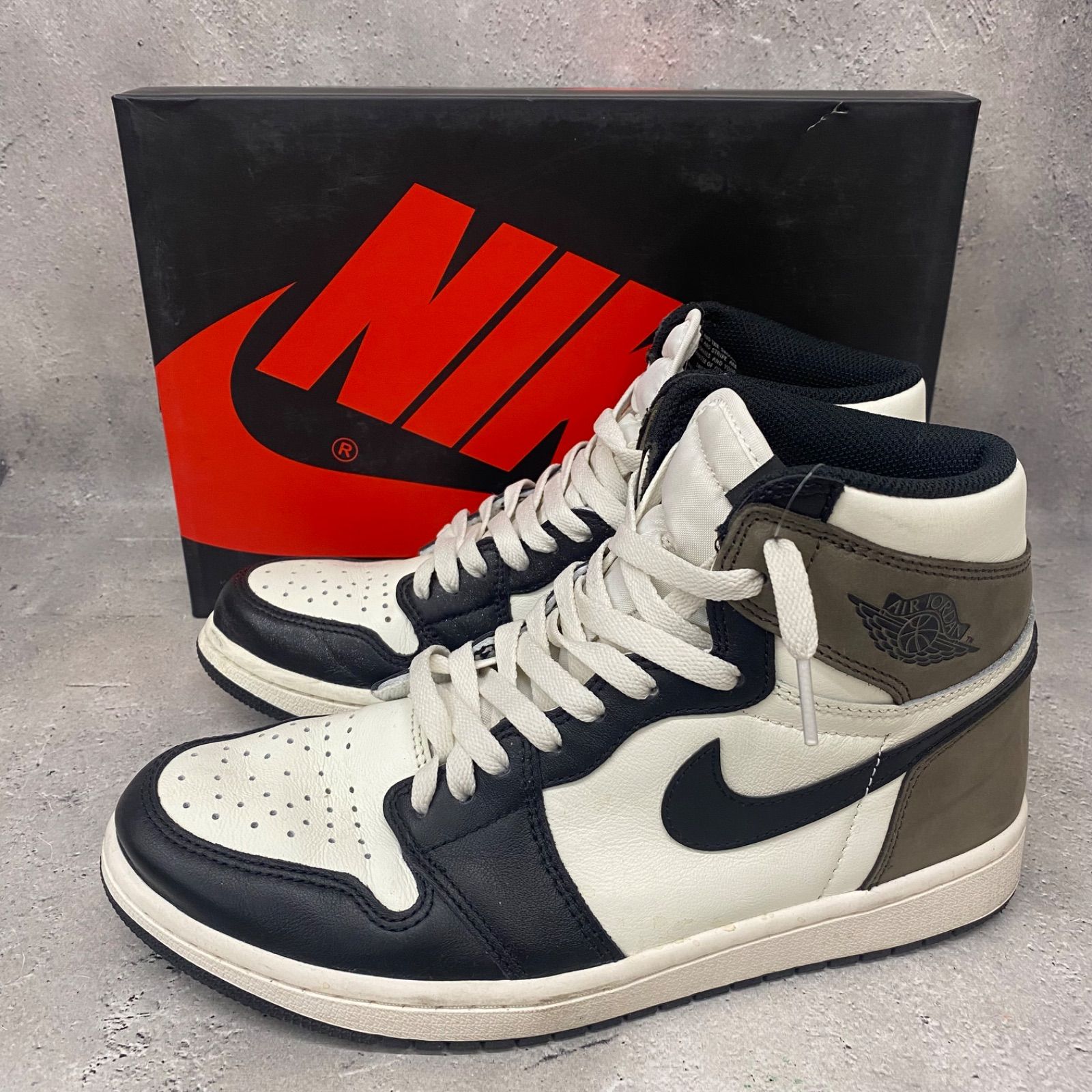 ナイキ エアジョーダン1 ハイ OG \"セイル/ダークモカ/ブラック\" Jordan ナイキ エアジョーダン 1 ハイ OG NIKE AIR JORDAN HI sail