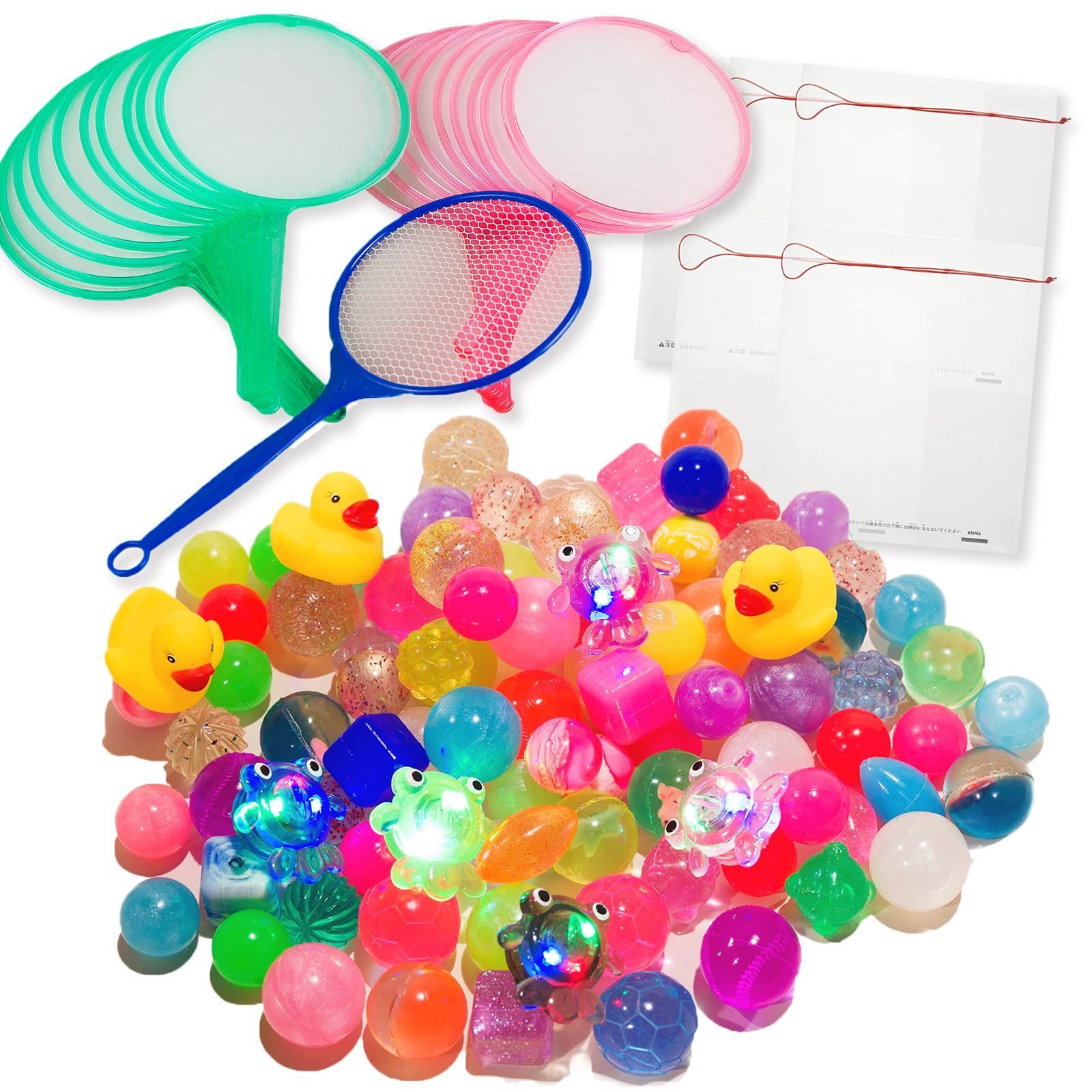 メルカリshops 特価セール 日本製 おうち縁日 スーパーボールすくいセット ポイ Hugmm