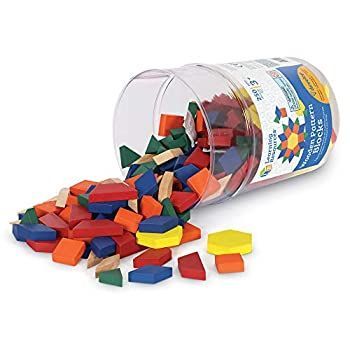 【中古】ラーニング リソーシズ(Learning Resources)  木製パターンブロック 250ピース 図形ブロック 算数教材 LER0334 正規品