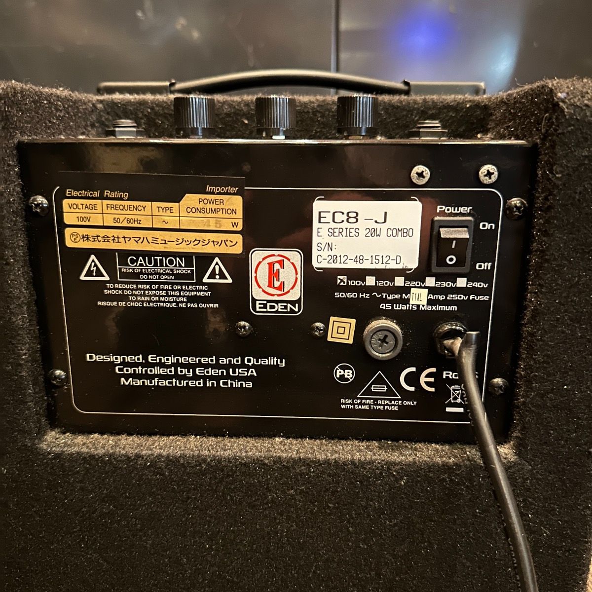 ベース EC8 eden EC8 - Eden Amps