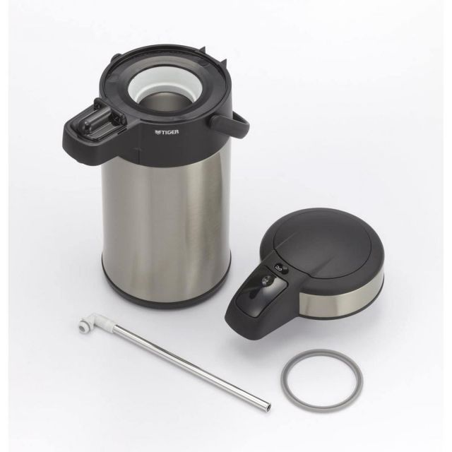 タイガー魔法瓶 保温 卓上 ステンレス エアー ポット 4.0L MAA-C400-XC シルバー とら-ず