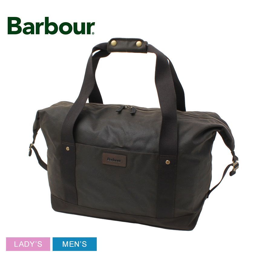 バブアー ダッフルバッグ UBA0567 レディース メンズ エッセンシャル ワックス ホールドオール BARBOUR カラー:オリーブ 品番：66220076