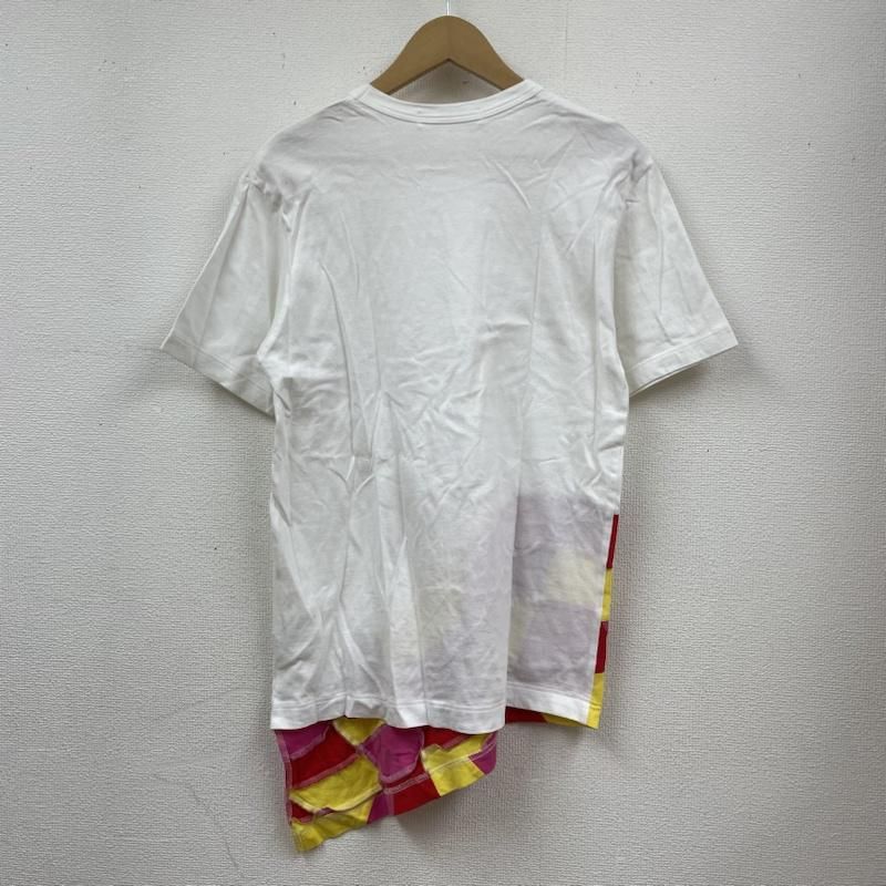 COMME des GARCONS SHIRT コムデギャルソンシャツ Tシャツ 半袖 レイヤード シャツ パッチワーク Tシャツ アシンメトリ― 変形 S23101